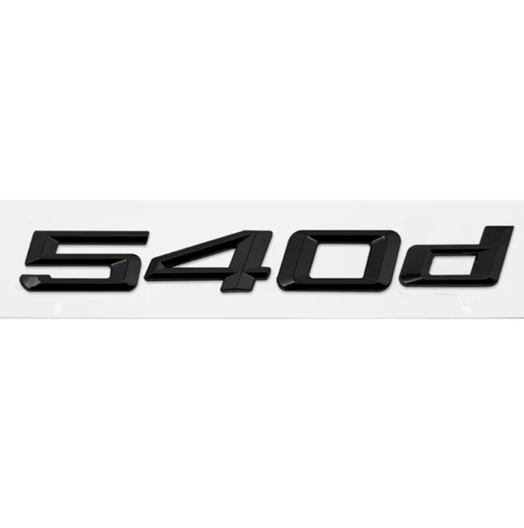 3D Chrome Letters For Car Trunk BMW 520i 520d 530i 535i 535d 530d E60 E39 F10 Emblem Badge Logo Lettering Stickers Accessories