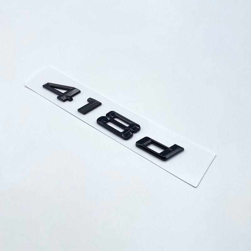418d Badges de coffre Lettrage Noirs BMW Série 4 F32 420d 420i 425d 428d 428i 430d 435d 435i 440d 440i