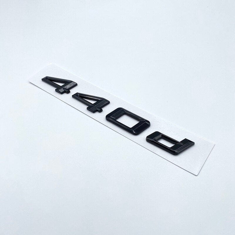 440d Badges de coffre Lettrage Noirs BMW Série 4 F32 420d 420i 425d 428d 428i 430d 435d 435i 440d 440i