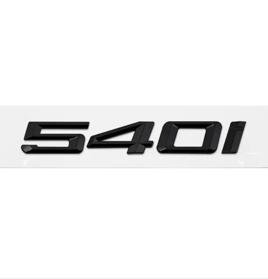 3D Chrome Letters For Car Trunk BMW 520i 520d 530i 535i 535d 530d E60 E39 F10 Emblem Badge Logo Lettering Stickers Accessories