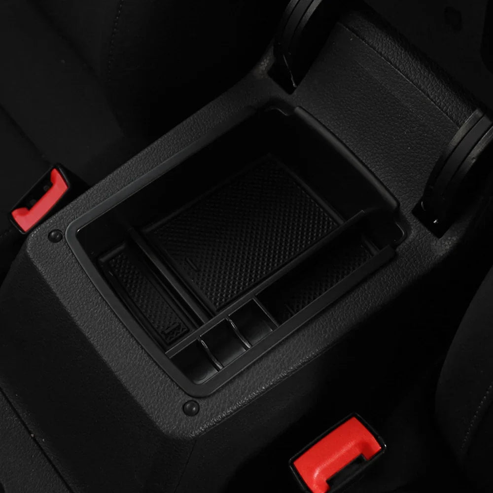 Bac de rangement d'accoudoir central noir pour Volkswagen Golf 7