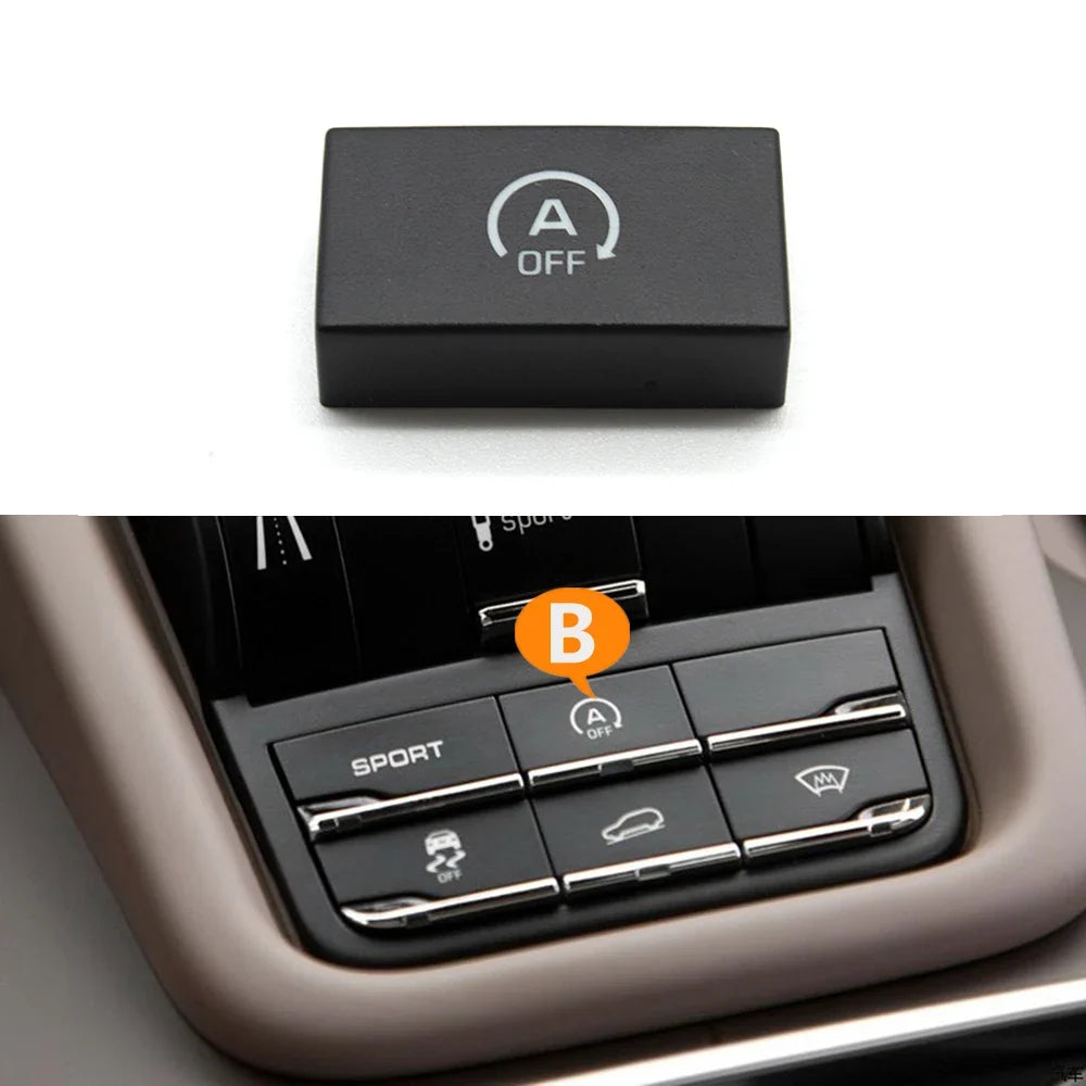 Boutons de console centrale pour Porsche Cayenne 92A