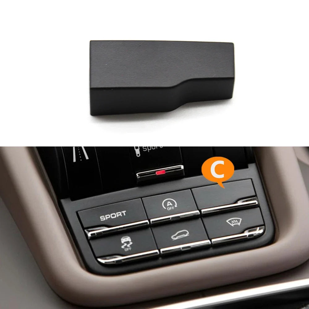 Boutons de console centrale pour Porsche Cayenne 92A
