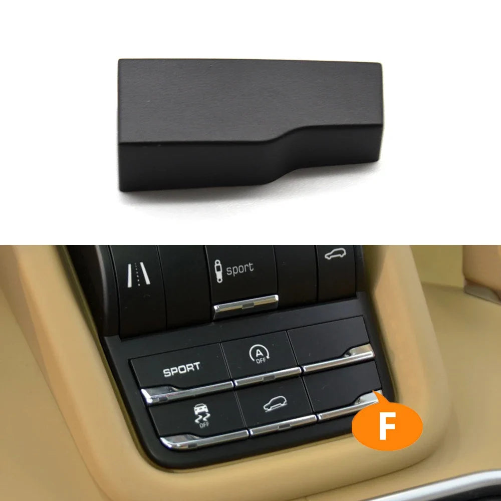 Boutons de console centrale pour Porsche Cayenne 92A