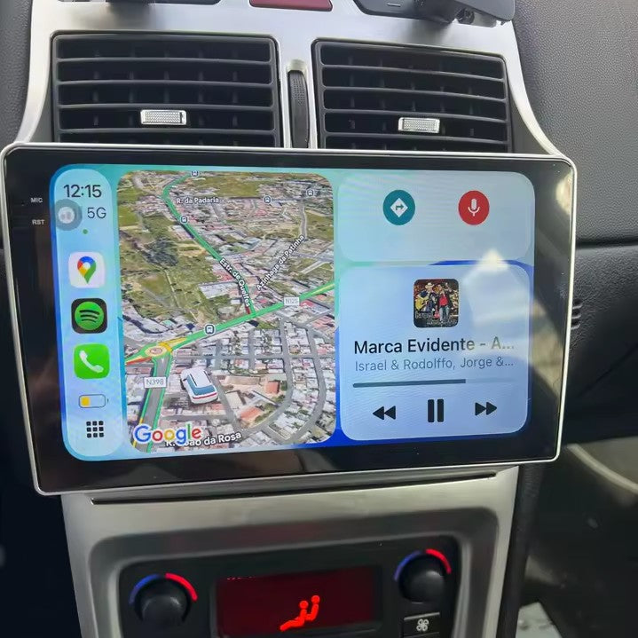 Autoradio Apple Carplay/AndroidAuto pour Peugeot 307 - 2001 à 2008
