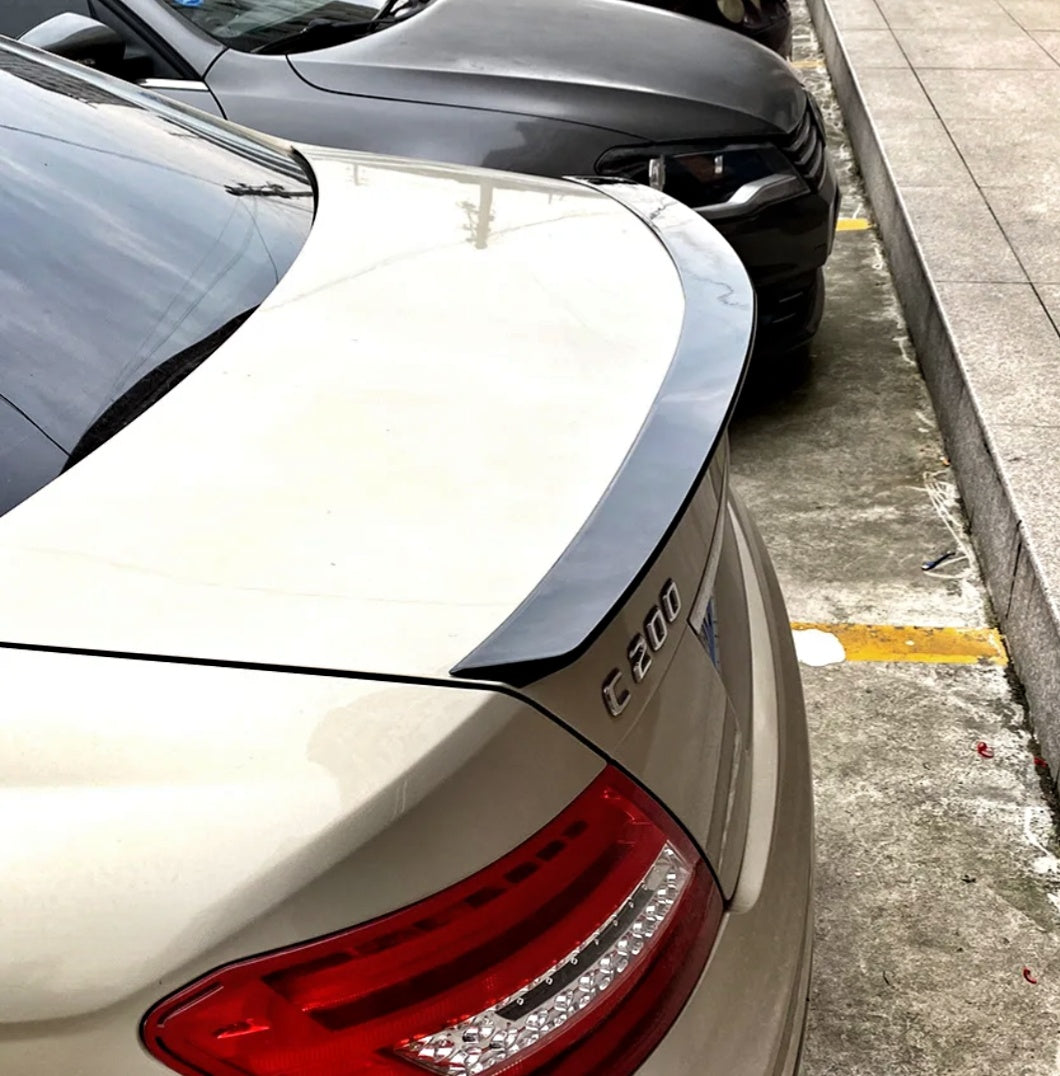 Aileron Becquet de coffre type AMG Noir Brillant pour Mercedes Classe C W204 (2007 - 2016)