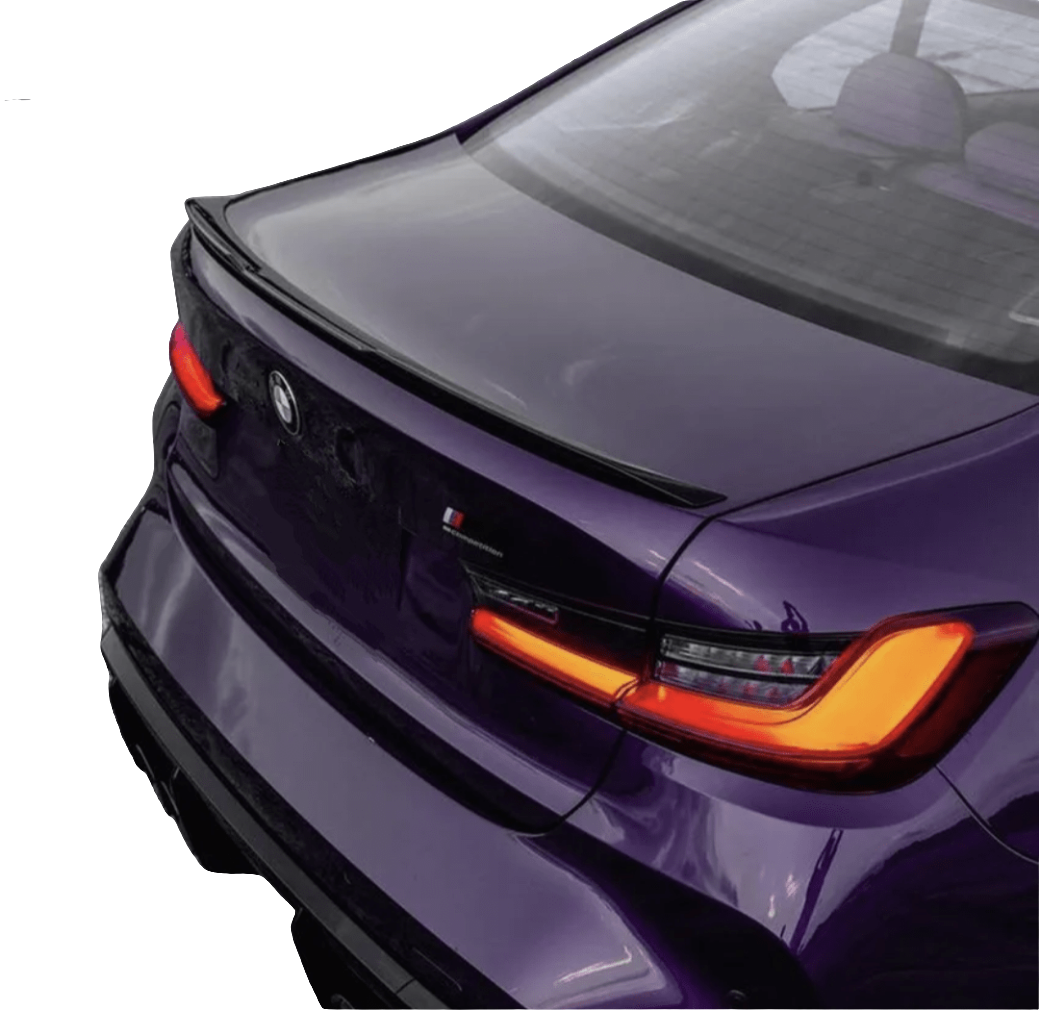 Aileron Becquet de coffre type M Performance Noir Brillant pour BMW Série 3 G20 M3 G80 (2020 - 2024)