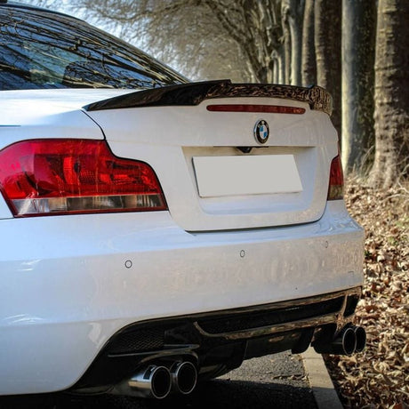 Aileron Spoiler de coffre type M Performance Noir Brillant pour BMW Série 1 Coupé E82 (2007 à 2013)