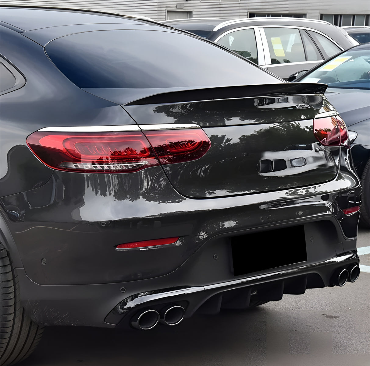 Aileron de coffre Becquet look AMG pour Mercedes GLC Coupé C253 (2016 - 2023)