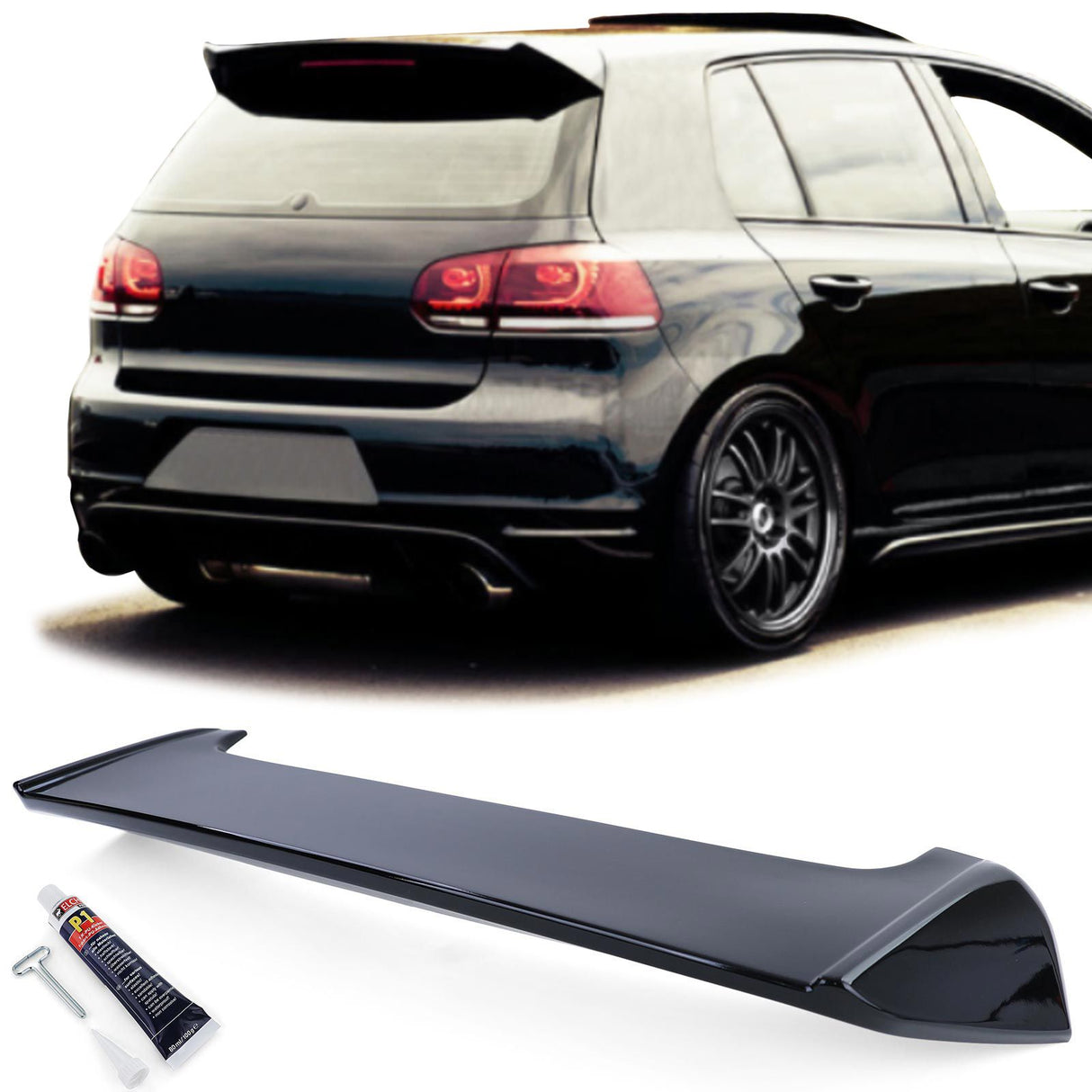 Aileron de coffre Becquet pour VW GOLF 6, Golf 6 GTI et R (2009 - 2012)