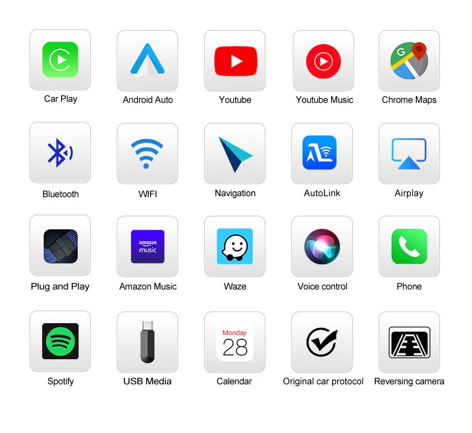 Android Auto et Apple CarPlay pour Audi Q7 II (2015 à 2024)