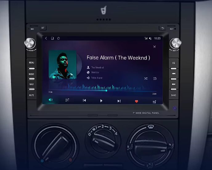Autoradio Connecté Carplay AndroidAuto Sans Fil pour VW Polo 4 - 2001 à 2009