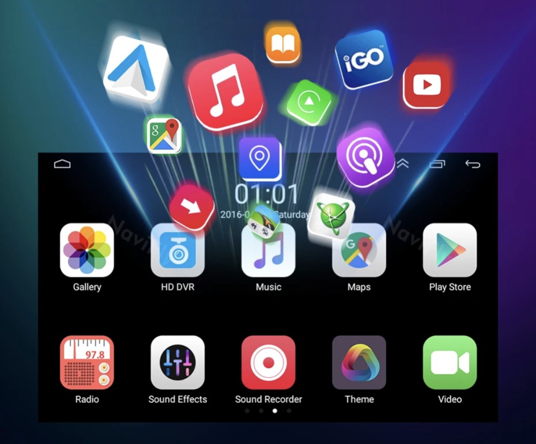 Autoradio connecté Android Auto et Apple CarPlay pour Mercedes CLK W209 (2003 - 2009)