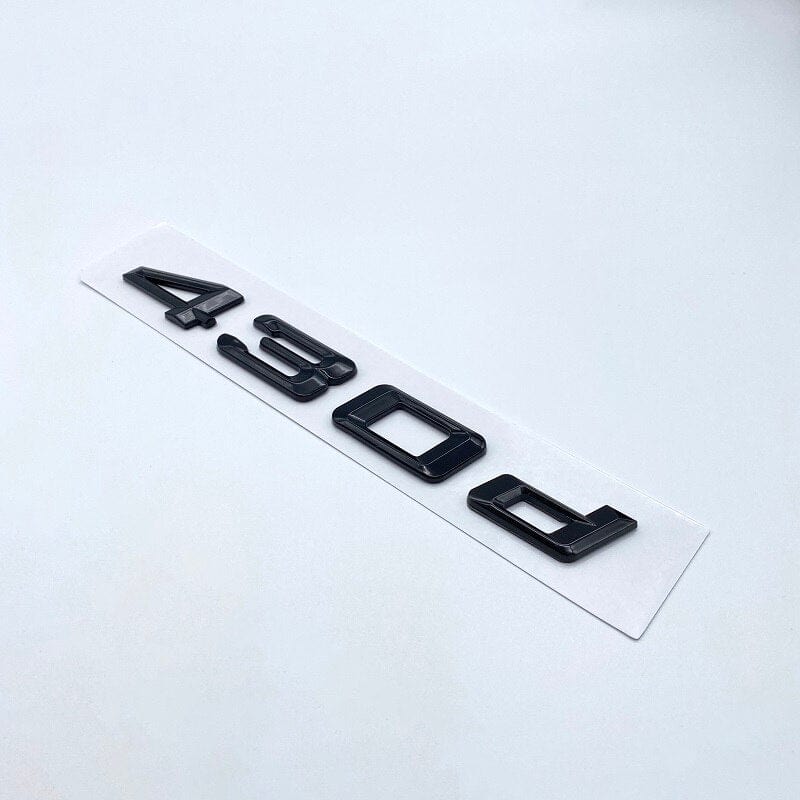 Badges de coffre Lettrage Noirs BMW Série 4 F32 420d 420i 425d 428d 428i 430d 435d 435i 440d 440i