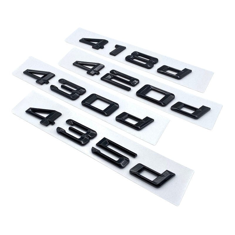 Black trunk logo badge for BMW 4 Series F32 420d 420i 425d 428d 428i 430d 435d 435i 440d 440i