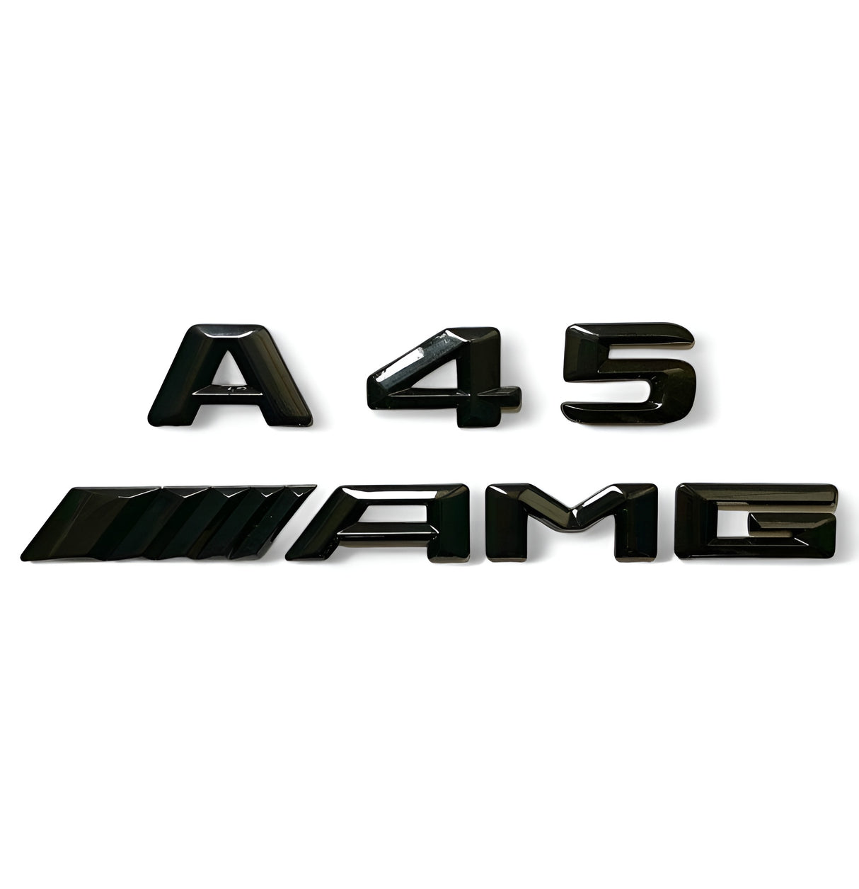 Logos Noirs Badges de coffre Mercedes A45 A35 A45s A35s AMG Classe A W176 W177