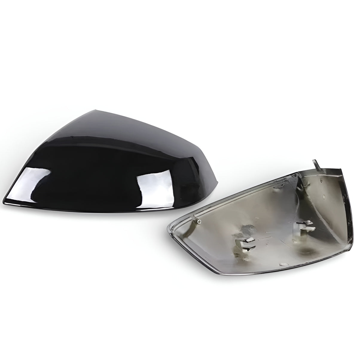 Coques de rétroviseurs noires brillantes pour Audi Q5 II (2018 - 2024)