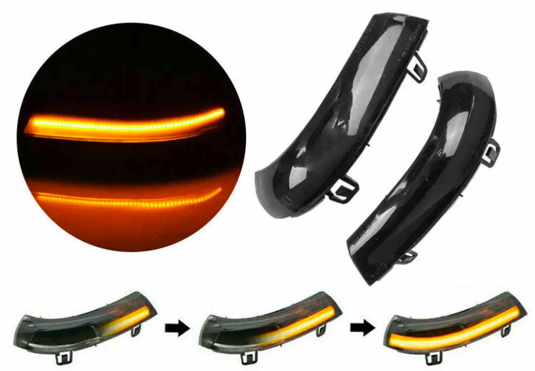 Clignotants répétiteurs dynamiques LED de rétroviseurs pour VW Passat B5 restylée (2000 - 2005)