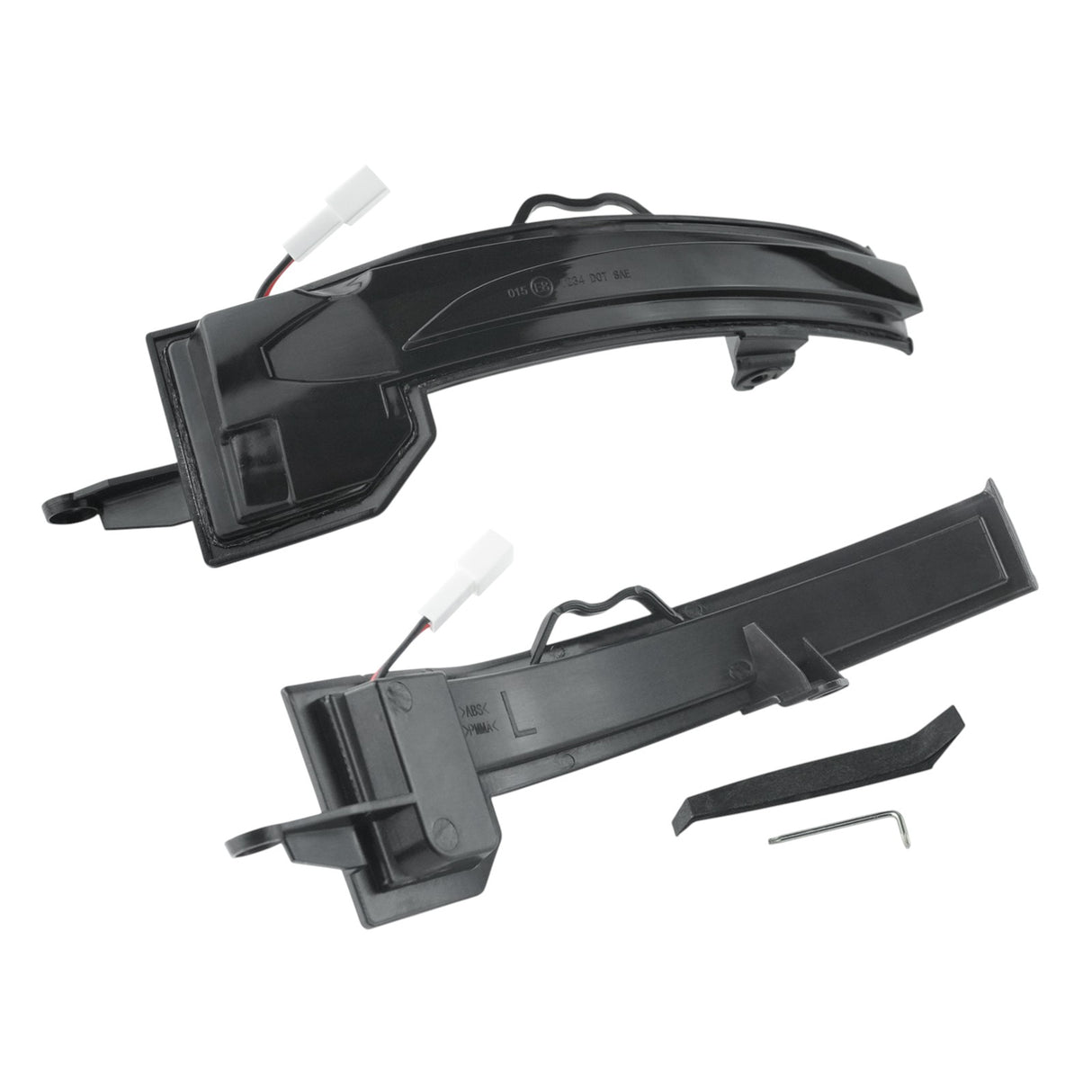 Dynamic LED Scrolling Wing Mirror Turn Signals for Mercedes CLA C118 - 2019 to 2025