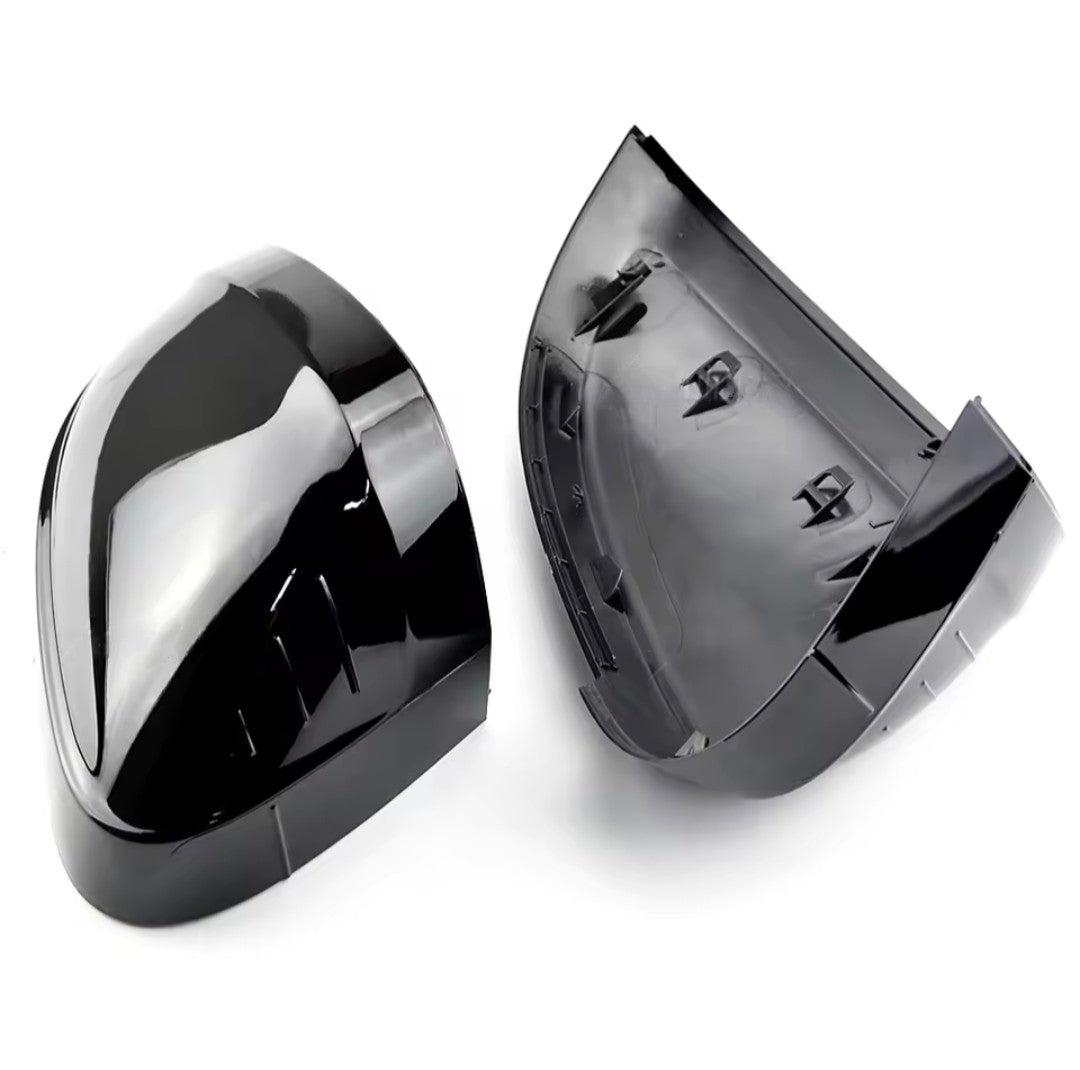 Coques de rétroviseurs Noires Brillantes pour Audi A4 B9 (2017 - 2022)