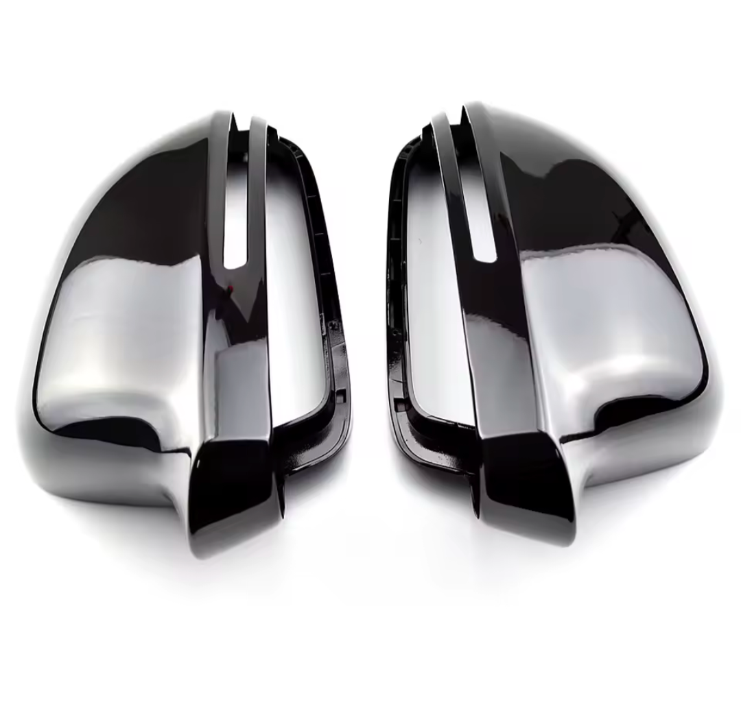 Coques de rétroviseurs noires brillantes pour Audi A3 8P (2008 à 2013)