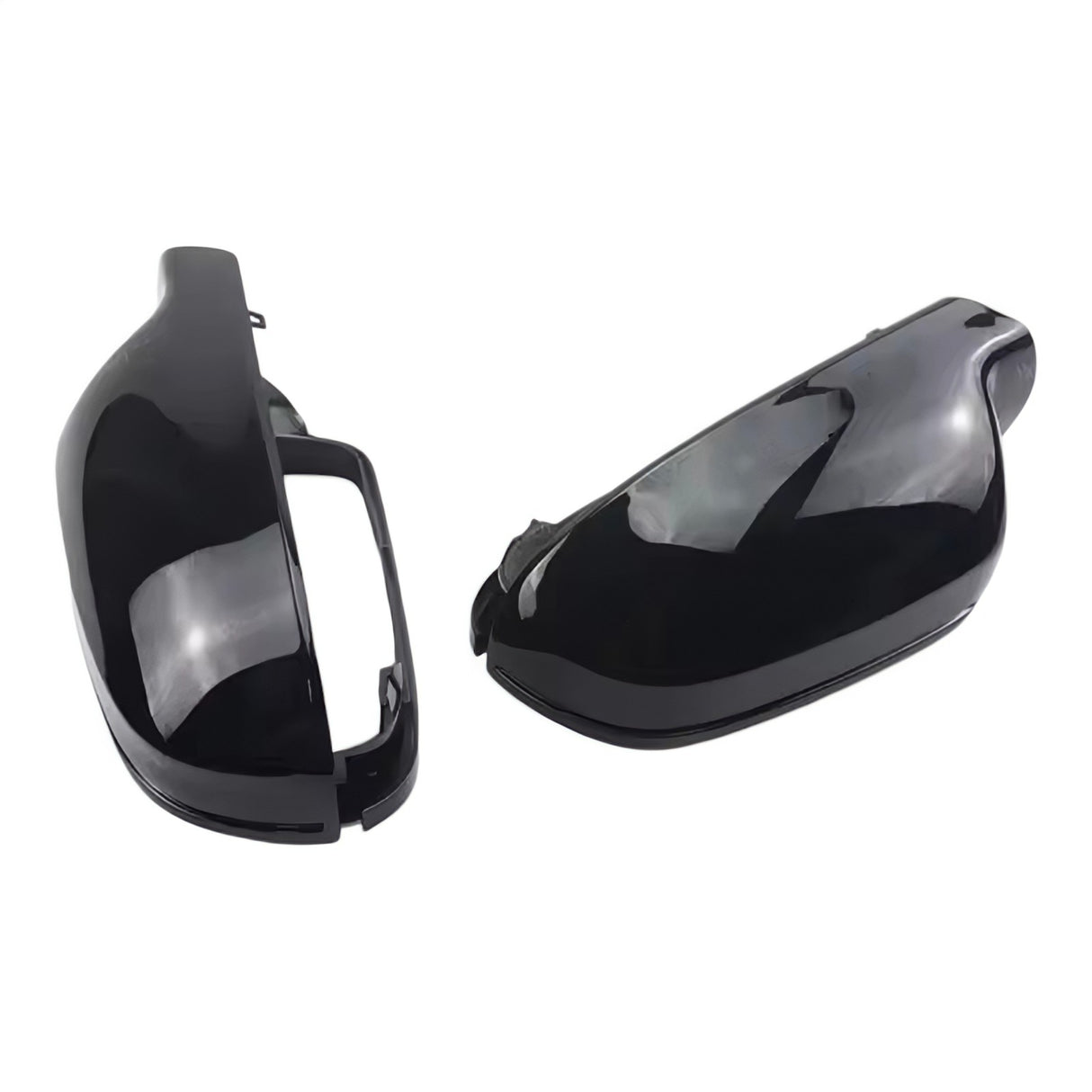 Coques de rétroviseurs noires brillantes pour Audi A4 B8 (2007 - 2015)