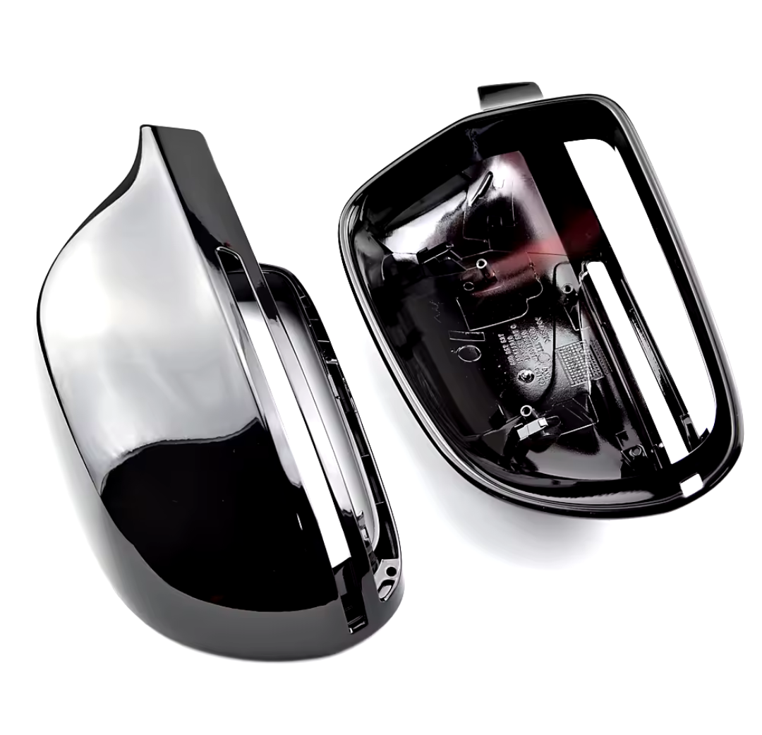 Coques de rétroviseurs noires brillantes pour Audi Q3 (2012 - 2015)
