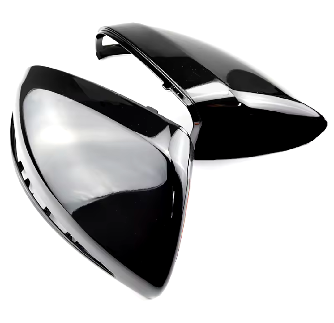 Coques de rétroviseurs noires brillantes pour Mercedes GLC W253 (2015 - 2022)