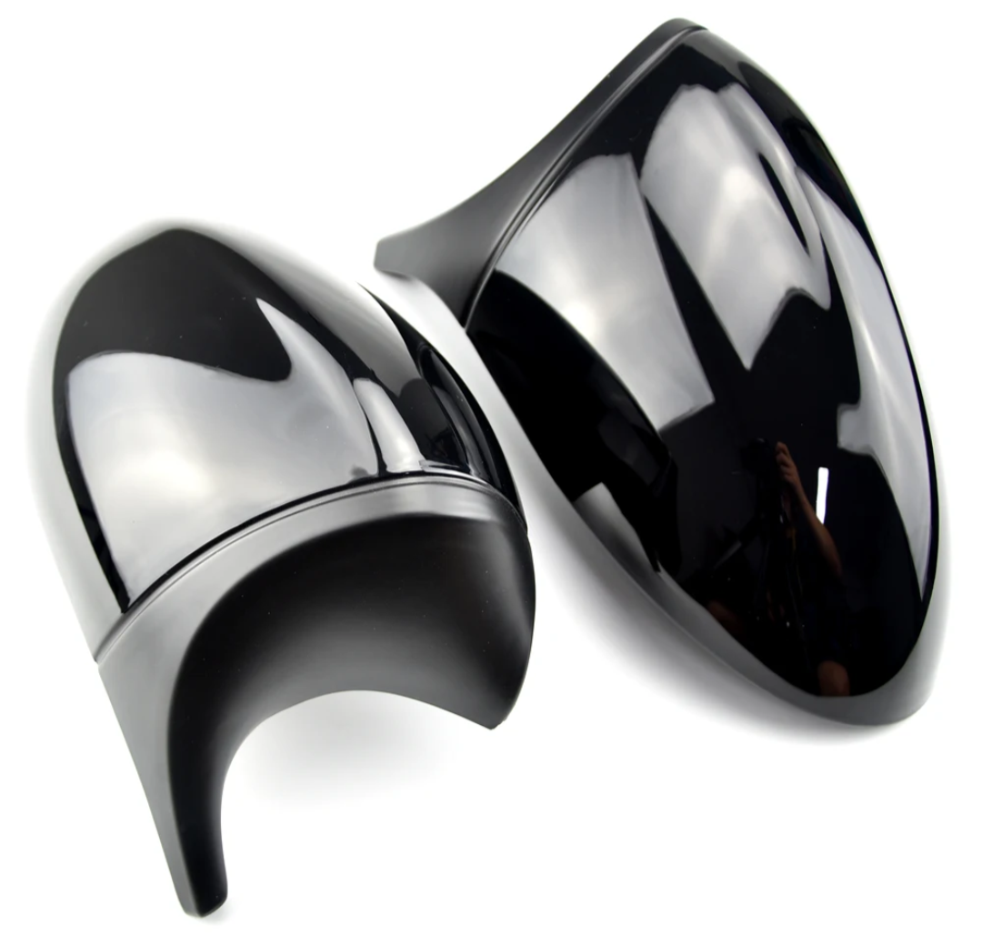 Coques de rétroviseurs type M Performance noires brillantes pour BMW Série 1 E87 et E81 (2004 - 2009)