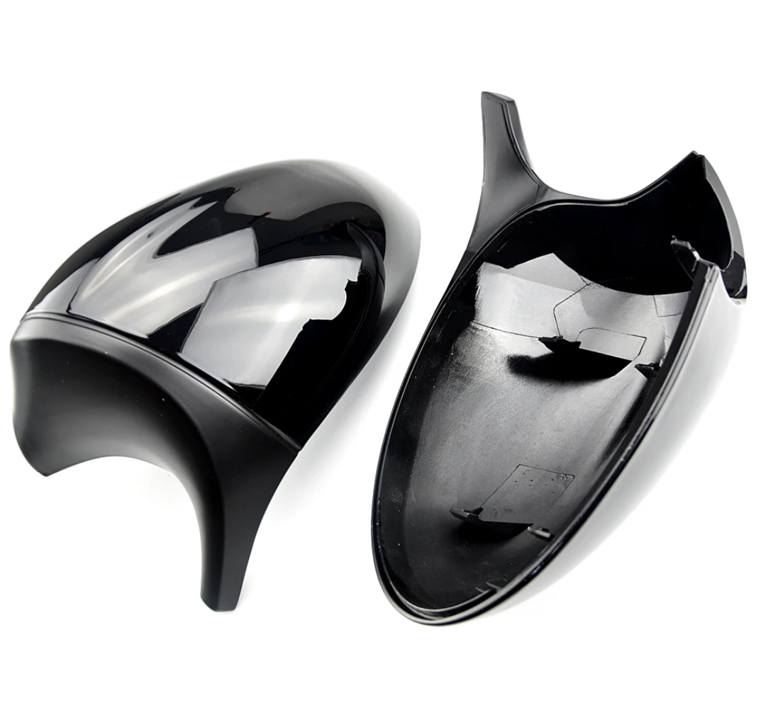 Coques de rétroviseurs type M Performance noires brillantes pour BMW Série 1 E87 et E81 (2004 - 2009)