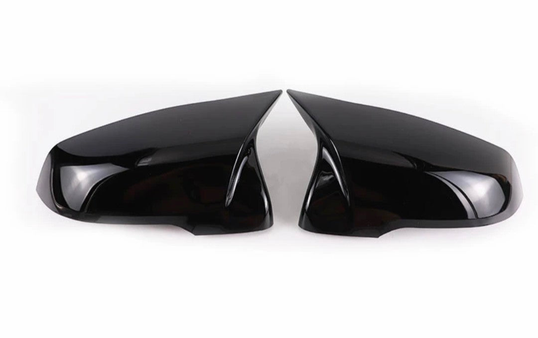 Coques de rétroviseurs type M Performance noires brillantes pour BMW X1 E84 (2009 - 2015)