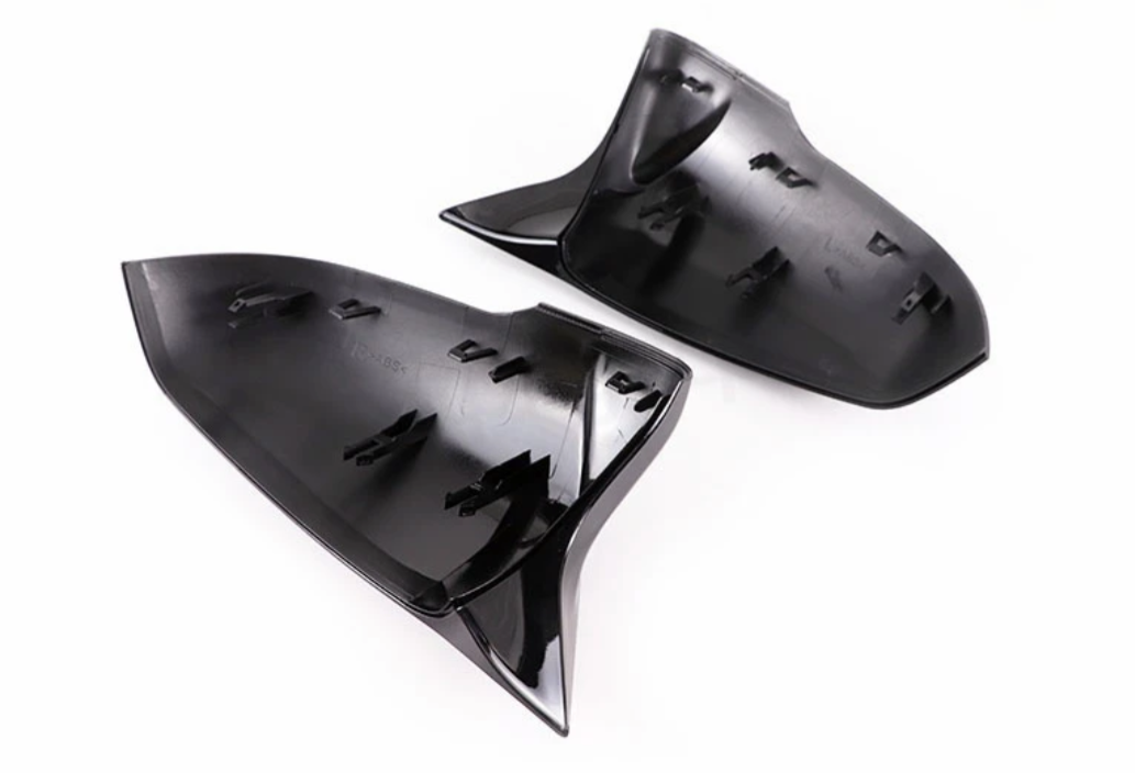 Coques de rétroviseurs type M Performance noires brillantes pour BMW X1 E84 (2009 - 2015)