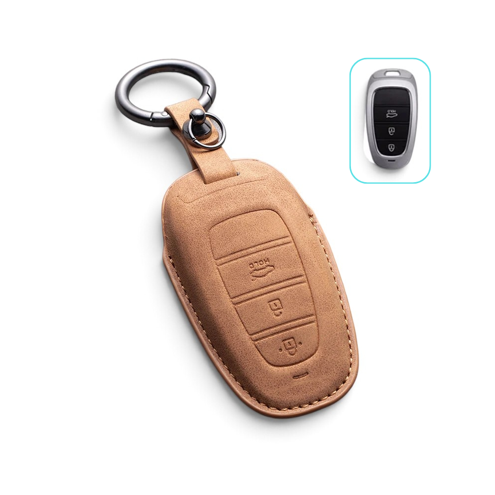 Coque de clé Alcantara pour Hyundai