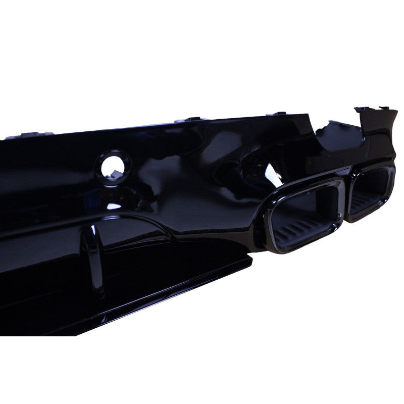 Diffuseur avec sorties d'échappement pare-choc arrière look 63 AMG pour Mercedes CLS C257 (2018 à 2022)