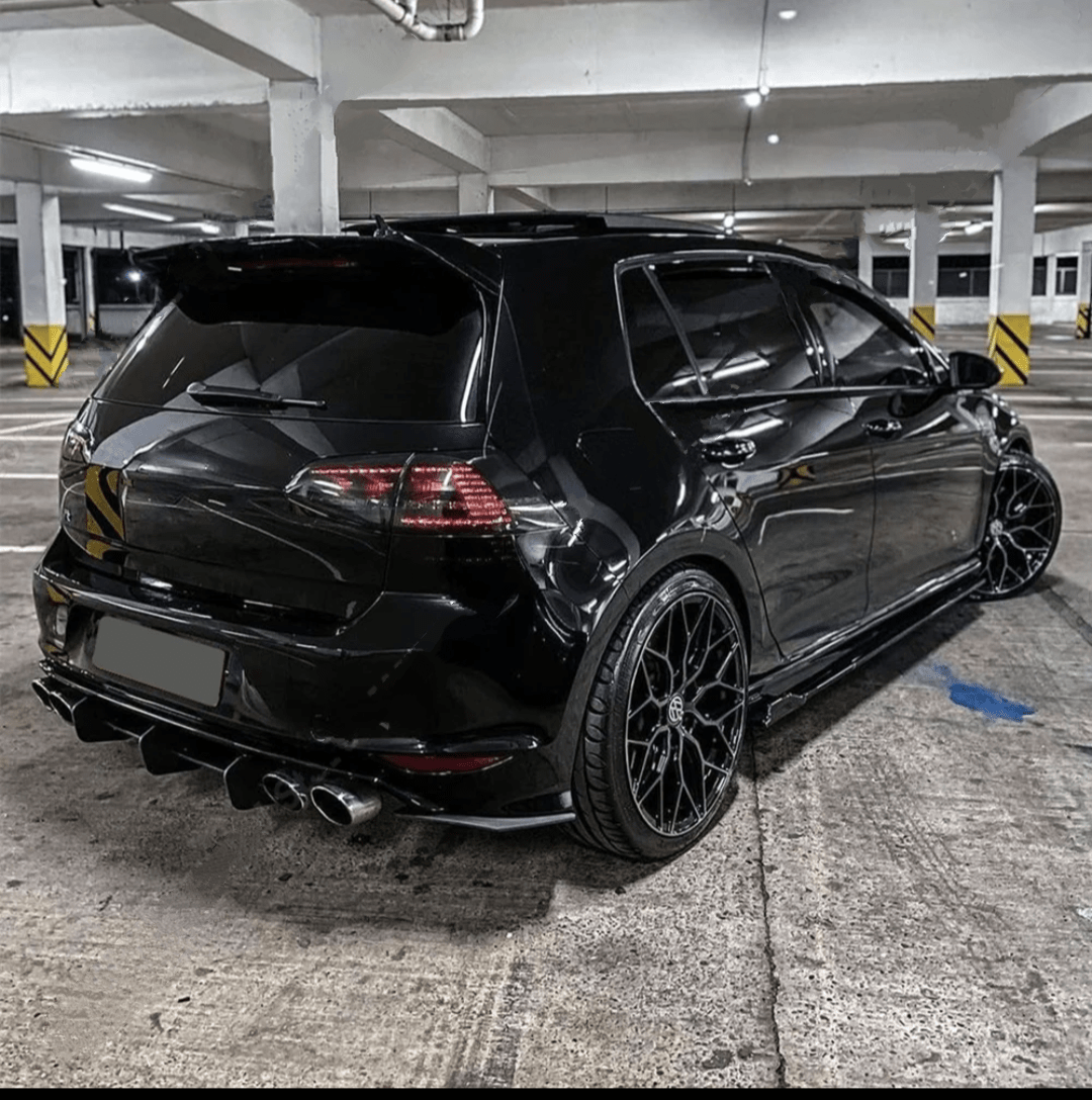 Diffuseur de pare-choc arrière Performance pour VW GOLF 7, GOLF GTI et R (2012 à 2021)