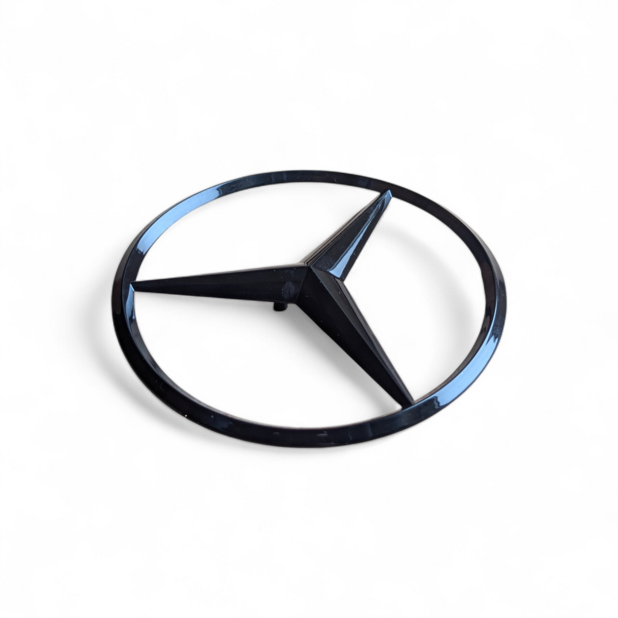Emblème de coffre logo à l'étoile Mercedes-Benz Noir Brillant