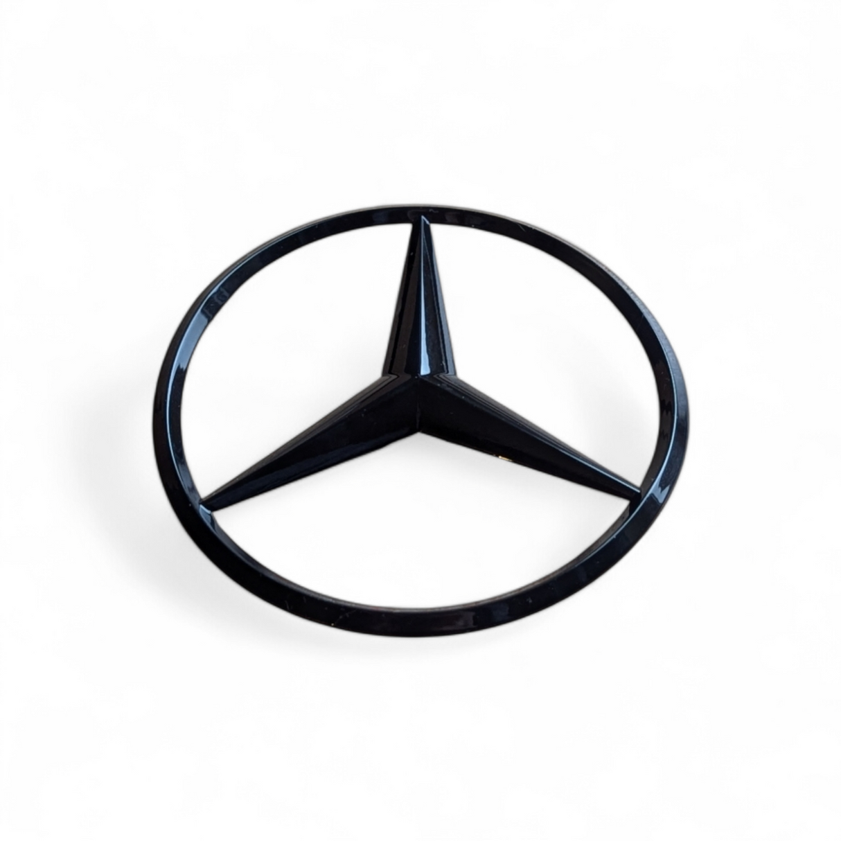 Emblème de coffre logo à l'étoile Mercedes-Benz Noir Brillant