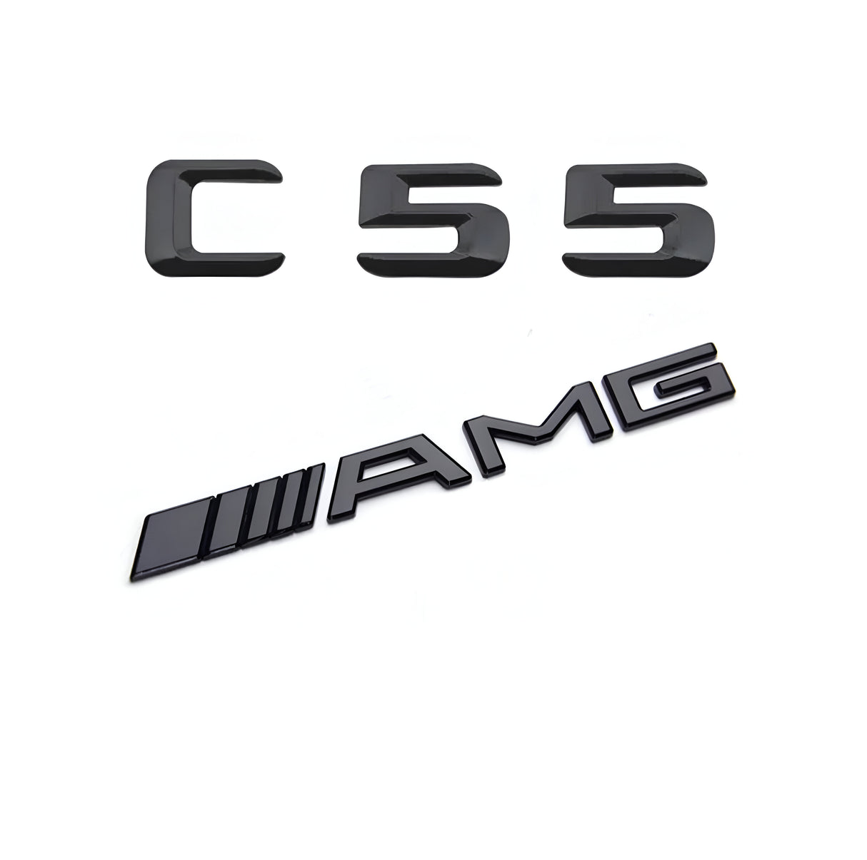 Emblèmes de coffres noirs logos Mercedes Classe C