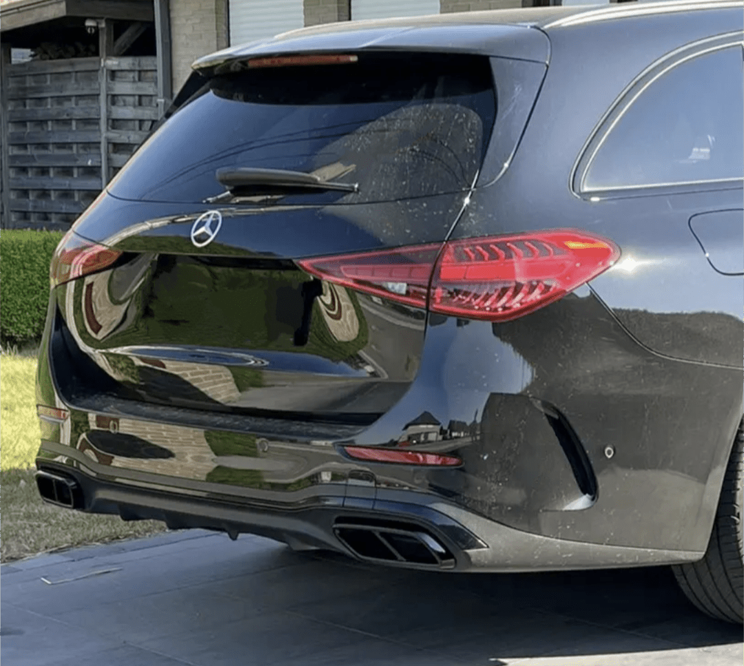 Embouts d'Échappements Performance Noirs pour Mercedes Classe W206 type AMG (2015-2022)