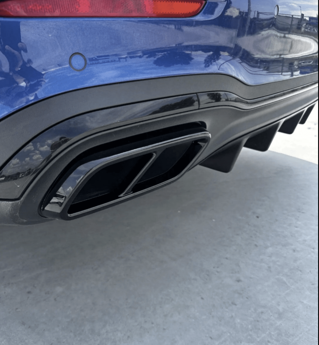 Embouts d'Échappements Performance Noirs pour Mercedes Classe W206 type AMG (2015-2022)