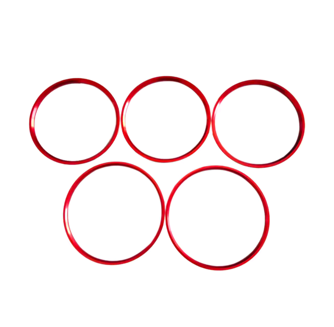 Entourages Grilles de Climatisation Rouge Bleu Doré pour Mercedes Classe B W246 - 2011 à 2018