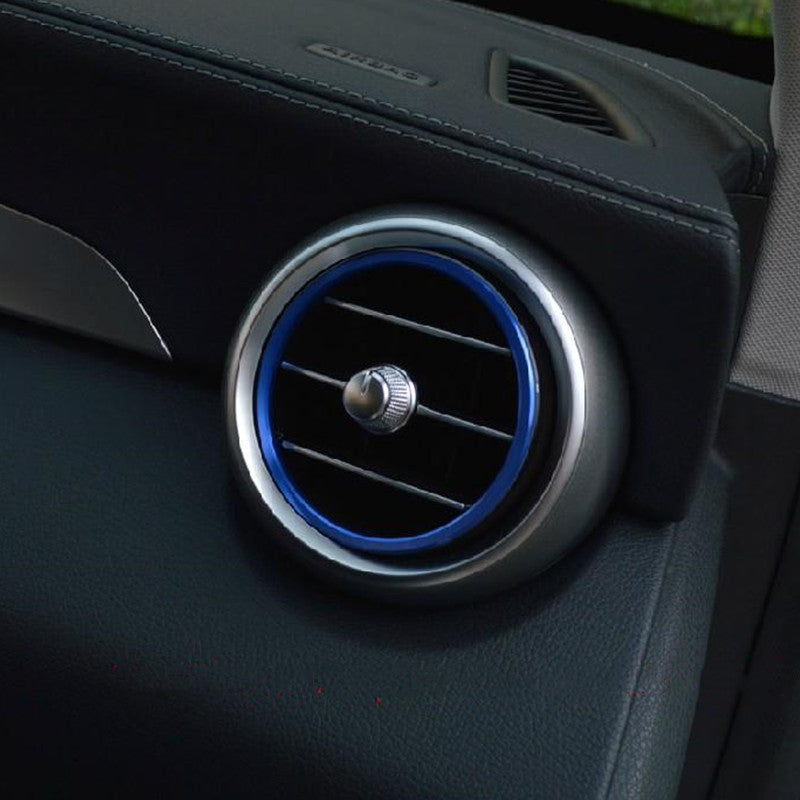 Entourages Grilles de Climatisation Rouge Bleu pour Mercedes GLC X253 - 2015 à 2022