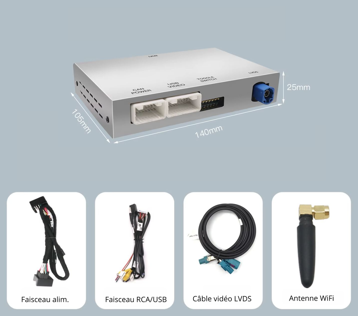 Android Auto and Apple CarPlay for Mercedes A-Class W176 NTG (2012 to 2016)