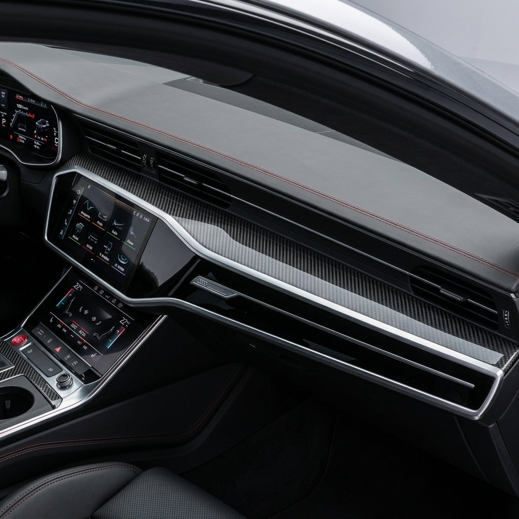 Kit garnitures intérieures fibre de carbone Audi A7 S7 RS7 C8