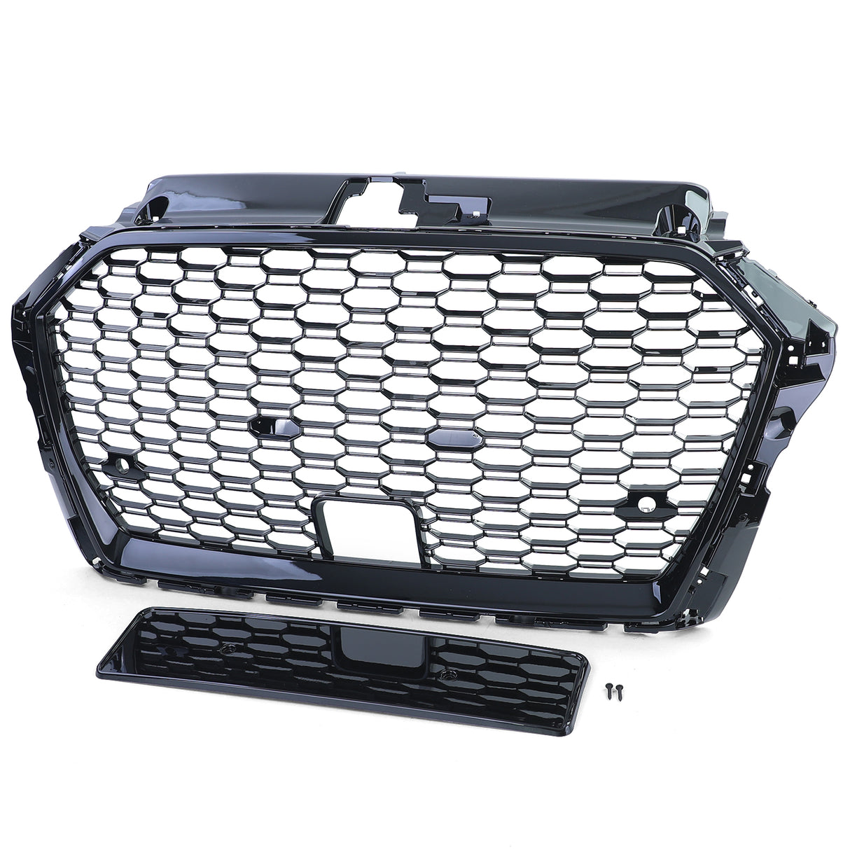 Grille de calandre noire nid d'abeille type RS3 pour Audi A3 8V (2012 - 2020)
