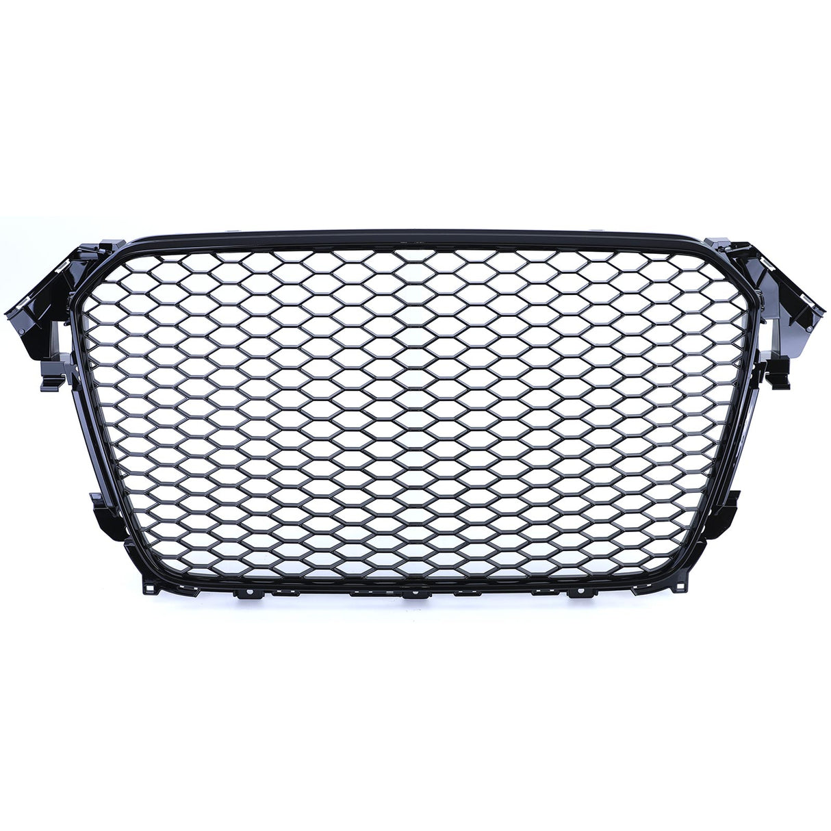 Grille de calandre noire nid d'abeille type RS4 pour Audi A4 B8 (2007 - 2015)