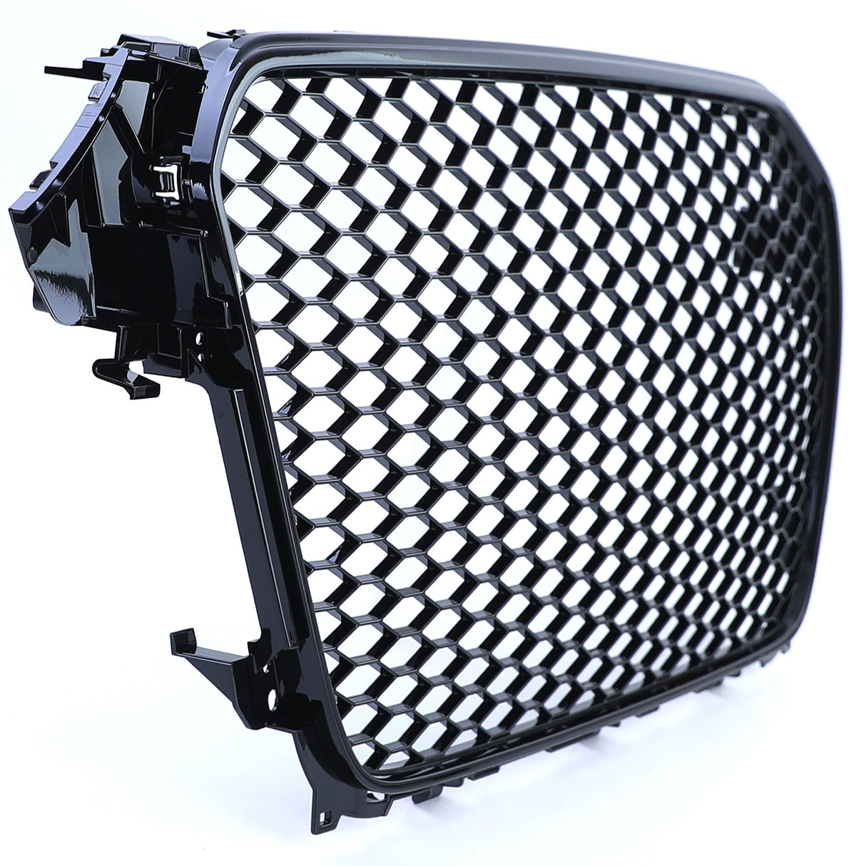 Grille de calandre noire nid d'abeille type RS4 pour Audi A4 B8 (2007 - 2015)