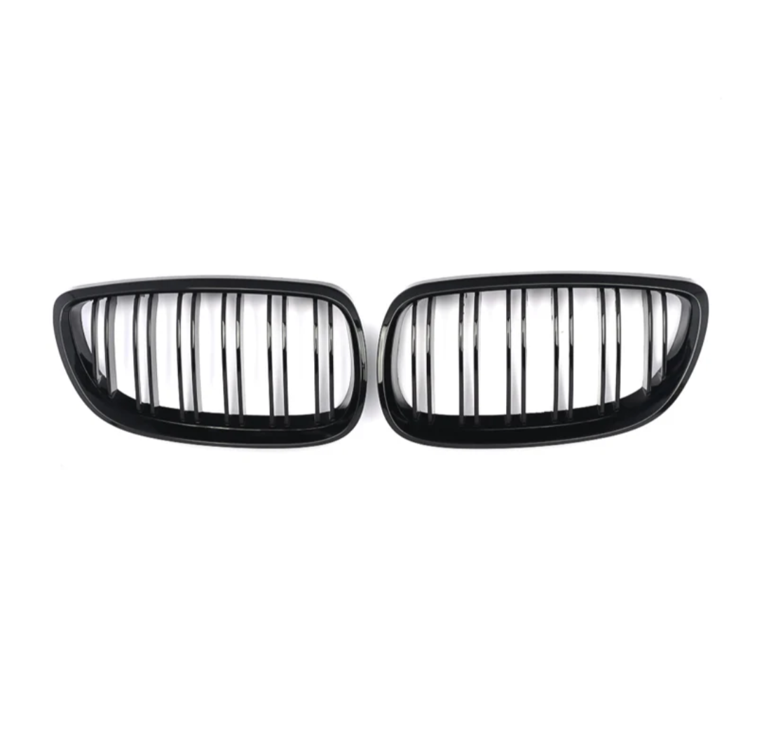 Grilles De Calandre Noir Brillant pour BMW Série 5 M5 F10 F11 Berline et Touring (2010 - 2017)