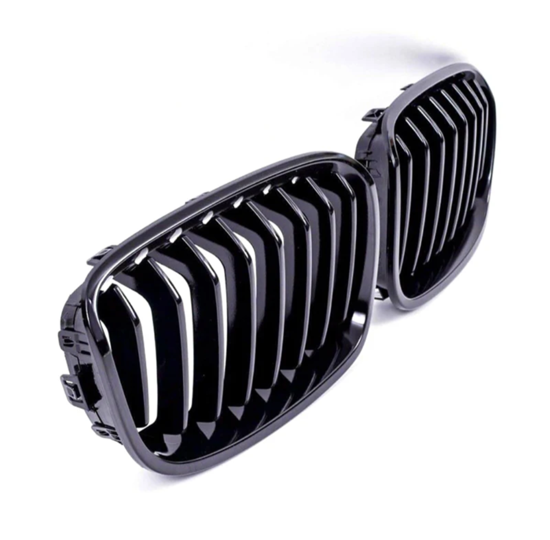 Grilles de Calandre Noir Brillant BMW Série 1 F20 F21 look M Performance (2011-2019)