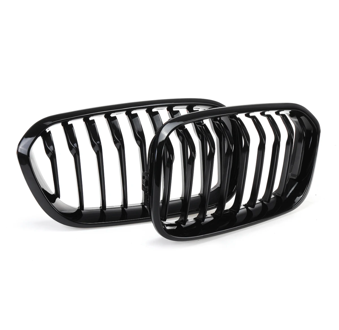 Grilles de Calandre Noir Brillant BMW Série 1 F20 F21 look M Performance (2011-2019)